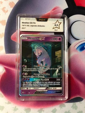 Mewtwo GX 7/13  (Légendes Brillantes )  grader PCA 9.5, Enlèvement, Neuf, Autres types
