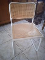 Keukenstoelen, Huis en Inrichting, Stoelen, Ophalen, Wit, Riet of Rotan, Zo goed als nieuw
