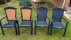 4 tuinstoelen, Tuin en Terras, Tuinstoelen, Ophalen, Zo goed als nieuw