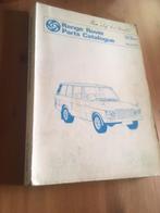 Parts catalogue Range Rover 1978 origineel Unipart, Auto diversen, Handleidingen en Instructieboekjes, Ophalen of Verzenden