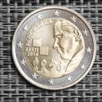 2 euros Estonie 2016 UNC 100e anniversaire de la naissance d, Timbres & Monnaies, Monnaies | Europe | Monnaies euro, 2 euros, Estonie
