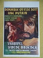 „Jammer dat ze een hoer is” Belgische filmposter 1971, Ophalen of Verzenden, A1 t/m A3, Film en Tv, Rechthoekig Staand