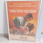 Posterposter Weg met de wind, Gebruikt, Met lijst, Deurposter of groter, Rechthoekig Liggend