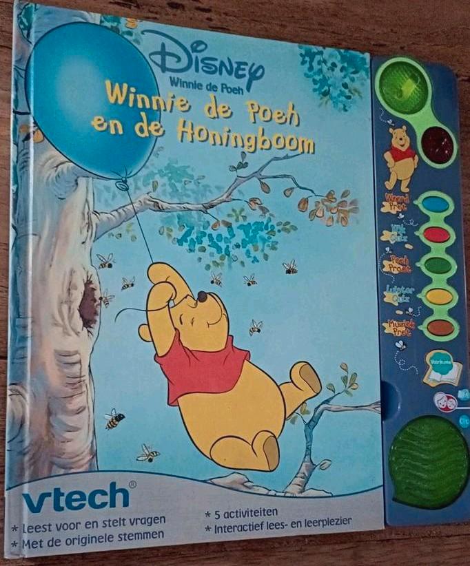 WINNIE DE POEH VTECH interactief lees en leerboek, Boeken, Kinderboeken | Baby's en Peuters, Zo goed als nieuw, Ophalen