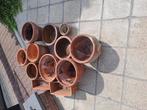 Terracota bloempotten, Tuin en Terras, Ophalen, Gebruikt