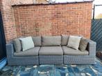 Loungeset met 3 zit, 1 zit en poef/tafeltje., Tuin en Terras, Tuinsets en Loungesets, Ophalen, Zo goed als nieuw, Loungeset