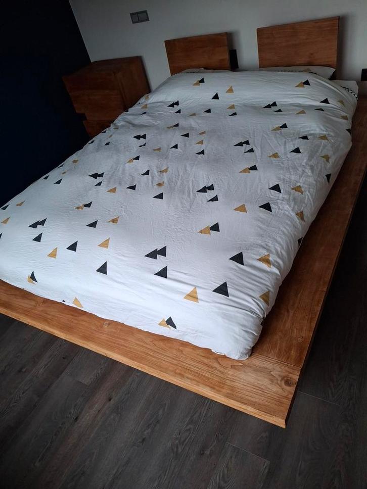 Slaapkamer massief teak, Huis en Inrichting, Slaapkamer | Complete slaapkamers, Ophalen