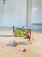 Schleich - meisje met pony, Kinderen en Baby's, Ophalen, Zo goed als nieuw, Jongen of Meisje