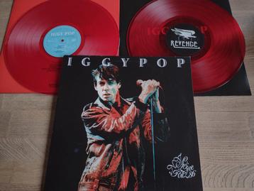 2 LP: IGGY POP: LIVE N.Y. RITZ 1986 (rood vinyl) nieuwstaat beschikbaar voor biedingen