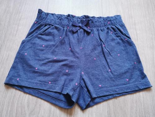 Blauwe short H&M - maat 110, Kinderen en Baby's, Kinderkleding | Maat 110, Zo goed als nieuw, Meisje, Broek, Ophalen of Verzenden
