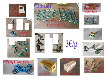  Lot Dinky Toys(Lunar Roving etc..)+Britains+Airfix+Matchbox