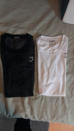 Gymshark T-shirts Maat Medium, Maat 48/50 (M), Wit, Zo goed als nieuw, Gymshark