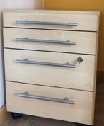 bureau kast, Huis en Inrichting, Ophalen, Sober scandinavische kantoorstijl, Zo goed als nieuw, 3 of 4 laden
