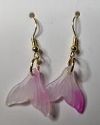 Boucles d'oreilles "Queue de Sirène Rose – Teinte Pastel", Enlèvement ou Envoi, Neuf, Rose, Pendantes