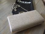 Tof gouden glitter avondtasje "Dune London", Ophalen of Verzenden, Nieuw, Overige kleuren, Avondtasje