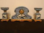 WASMUEL PORSELEINEN HAARDKLOK, Antiek en Kunst, Antiek | Klokken, Ophalen