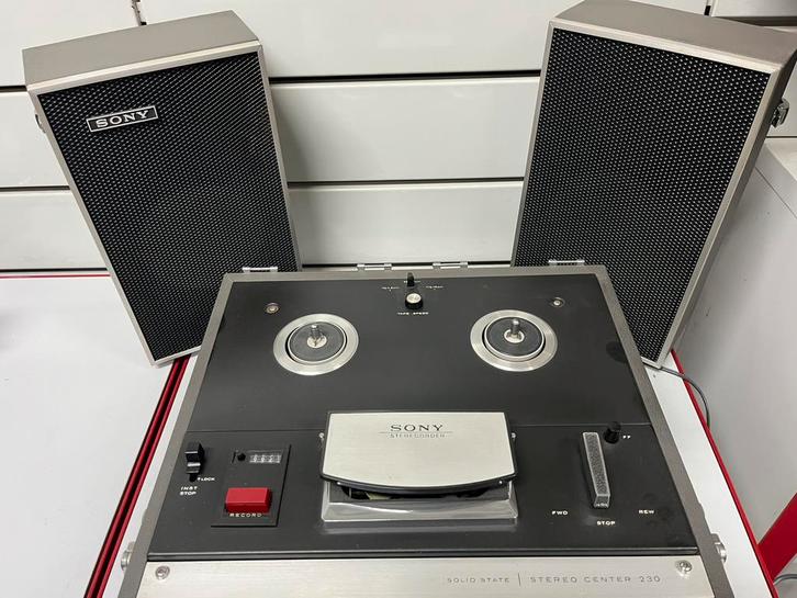 SONY Stereo Center 230 — Bandrecorder + Sony 70S HP, Audio, Tv en Foto, Bandrecorder, Bandrecorder, Ophalen