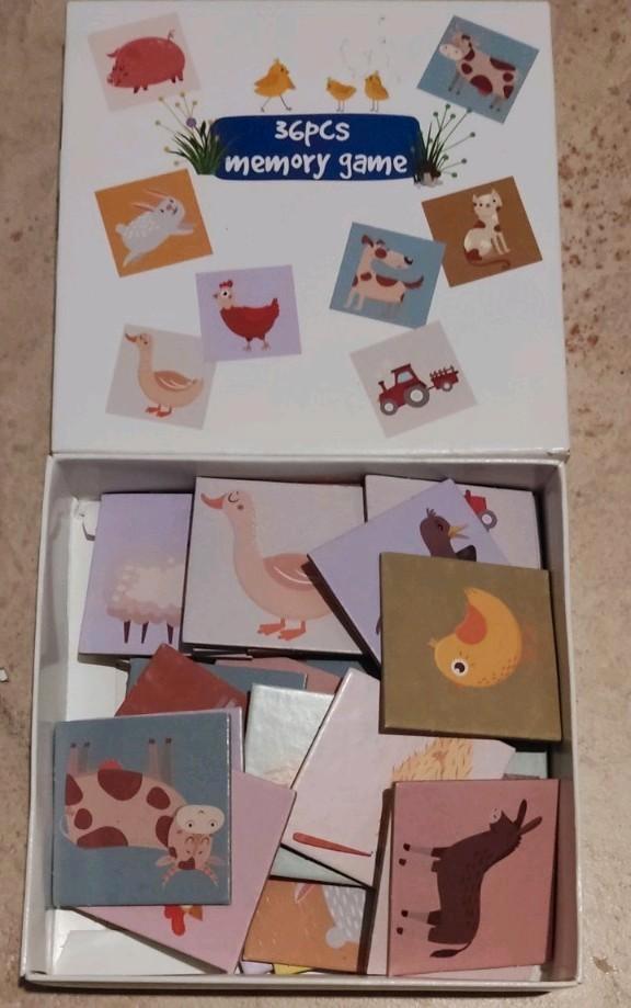 Extra Memory Game met dierenkaarten, Enfants & Bébés, Jouets | Autre, Comme neuf, Enlèvement