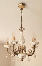 Lustre en porcelaine., Huis en Inrichting, Lampen | Kroonluchters, Gebruikt