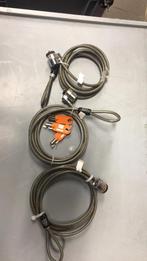 Kabels met slot voor laptop  3 stuks, Ophalen of Verzenden, Zo goed als nieuw