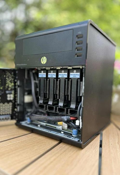 HP ProLiant MicroServer Gen7 AMD Turion II 8GB DDR3, Computers en Software, Servers, Gebruikt, Minder dan 2 Ghz, 8 GB, Ophalen