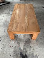 Houten salontafel., Maison & Meubles, Tables | Tables de salon, Teck, 100 à 150 cm, Moins de 50 cm, Comme neuf