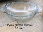 Pyrex grote ovenschotel met deksel, Glas, Schaal of Schalen, Gebruikt, Ophalen of Verzenden