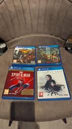 PS4 Infamous: Second son, Spider-man, A plague tale: innocen, Gebruikt, Overige genres, 1 speler, Ophalen of Verzenden