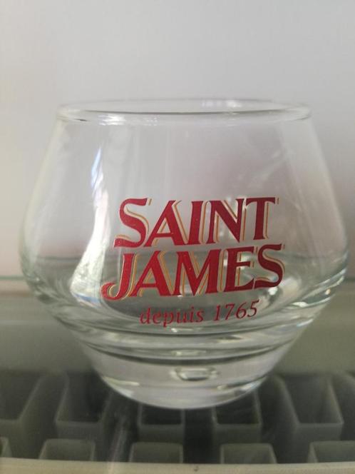 verres rhum Saint James, Collections, Verres & Petits Verres, Comme neuf, Enlèvement