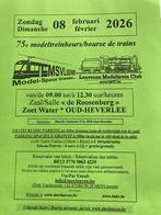 75 st. Treinen beurs Oud-Heverlee 8 febr., Hobby & Loisirs créatifs, Trains miniatures | Échelles Autre, Autres marques, Comme neuf