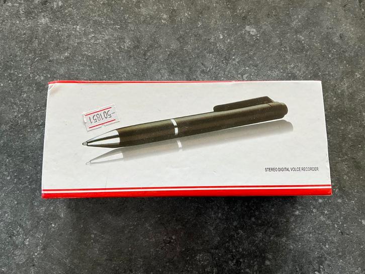 Pen Voice Recorder (opnamepen), Audio, Tv en Foto, Professionele apparaten, Zo goed als nieuw, Ophalen of Verzenden
