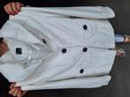 Witte jas wol één maat, Kleding | Dames, Ophalen, Zo goed als nieuw, Wit