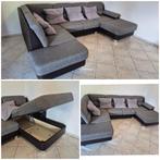 Salon en coin U canapé d’angle Hoekzetel moderne, Huis en Inrichting, Ophalen, Gebruikt