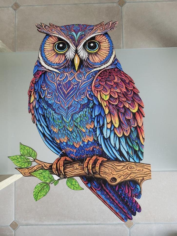 houten puzzel „uil” formaat A3, Hobby en Vrije tijd, Overige Hobby en Vrije tijd, Zo goed als nieuw, Ophalen