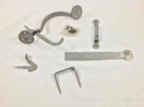 deurgrendel , poortbeslag , duck, Antiek en Kunst, Curiosa en Brocante, Ophalen of Verzenden