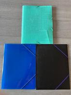 3 plastic mapjes (nr1670a), Diversen, Ophalen of Verzenden, Zo goed als nieuw