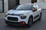 Citroen C3 1.2 Shine EAT6 Navi/Leder/Led/Keyless/... BTW, Auto's, Leder en Stof, Wit, Bedrijf, Dealer onderhouden