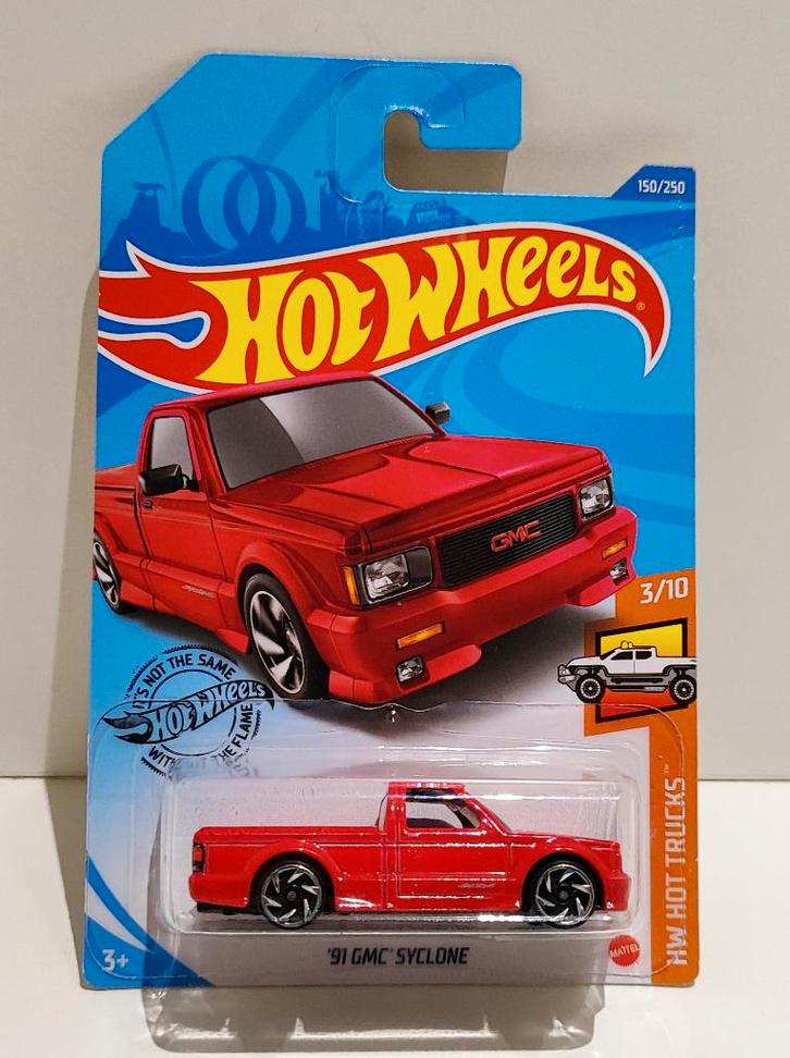 Hot Wheels ´91 GMC Syclone Rood (2018), Hobby & Loisirs créatifs, Voitures miniatures | Échelles Autre, Enlèvement ou Envoi
