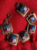 Antieke armband van verguld messing, Ophalen of Verzenden, Zo goed als nieuw