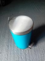 Pedaalemmer blauw, Minder dan 10 liter, Ophalen, Gebruikt, Met pedaal