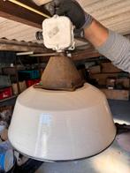 Schuurlamp in emaille., Huis en Inrichting, Ophalen, Zo goed als nieuw