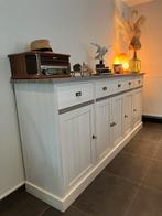 Eetkamer York Lariks/oak beige. + salontafel en tv meubel, Huis en Inrichting, Ophalen, Zo goed als nieuw