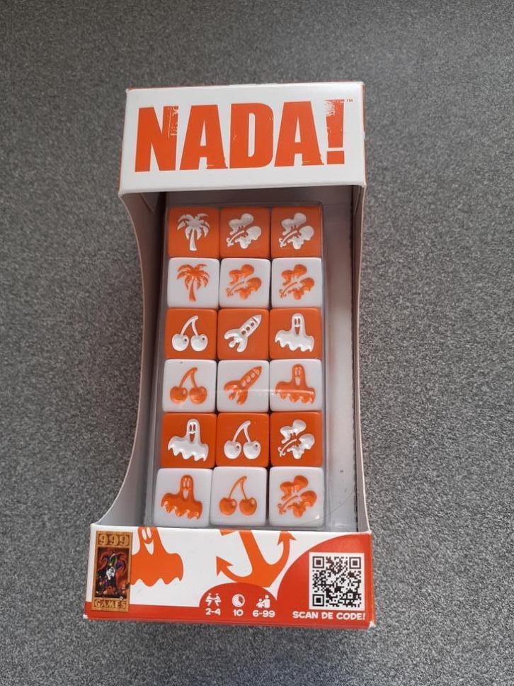 Jeu de dés Nada Nouveaux 2 à 4 jeux, 6 à 99 ans, Hobby & Loisirs créatifs, Jeux de société | Jeux de cartes, Neuf, 1 ou 2 joueurs