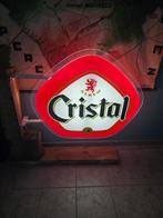 Cristal Alken Lichtreclame, Verzamelen, Biermerken, Ophalen, Gebruikt, Reclamebord, Plaat of Schild, Overige merken