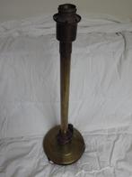 Pied de lampe vintage aspect cuivré, Utilisé, Enlèvement ou Envoi, Métal, 50 à 75 cm