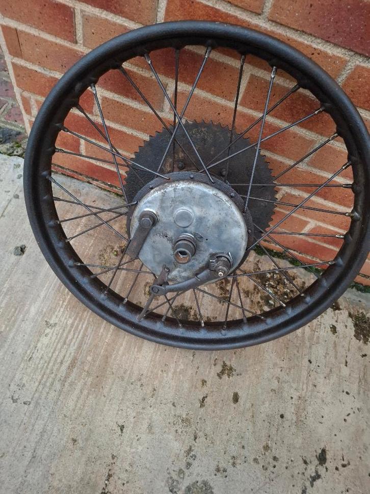 Saroléa estafette achterwiel, oldtimers, motorfiets, Motoren, Onderdelen | Oldtimers, Gebruikt, Ophalen