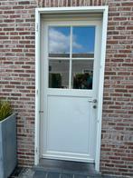 Houten ramen en deur, voordeur, Doe-het-zelf en Bouw, Raamkozijnen en Schuifdeuren, Ophalen, Zo goed als nieuw, Hout