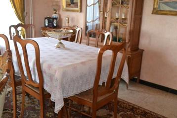 Salle à manger complète en chêne, Enlèvement, Comme neuf