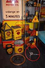 ruilen automobile ford stuurwiel emaillebord olie blik, Ophalen of Verzenden, Gebruikt, Reclamebord