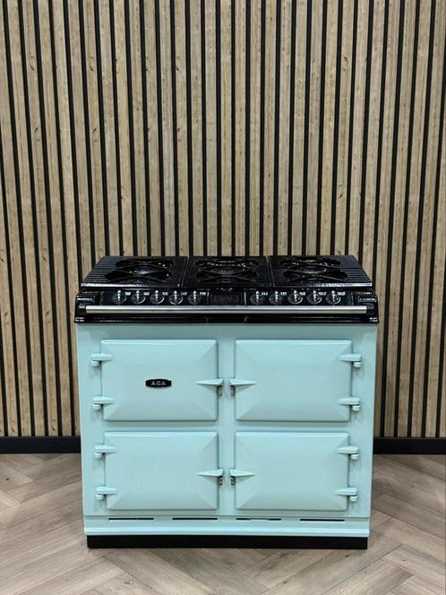 Prachtig Fornuis AGA Six Four Babyblauw 4 Ovens!, Elektronische apparatuur, Fornuizen, Gas, Grill, Ophalen of Verzenden